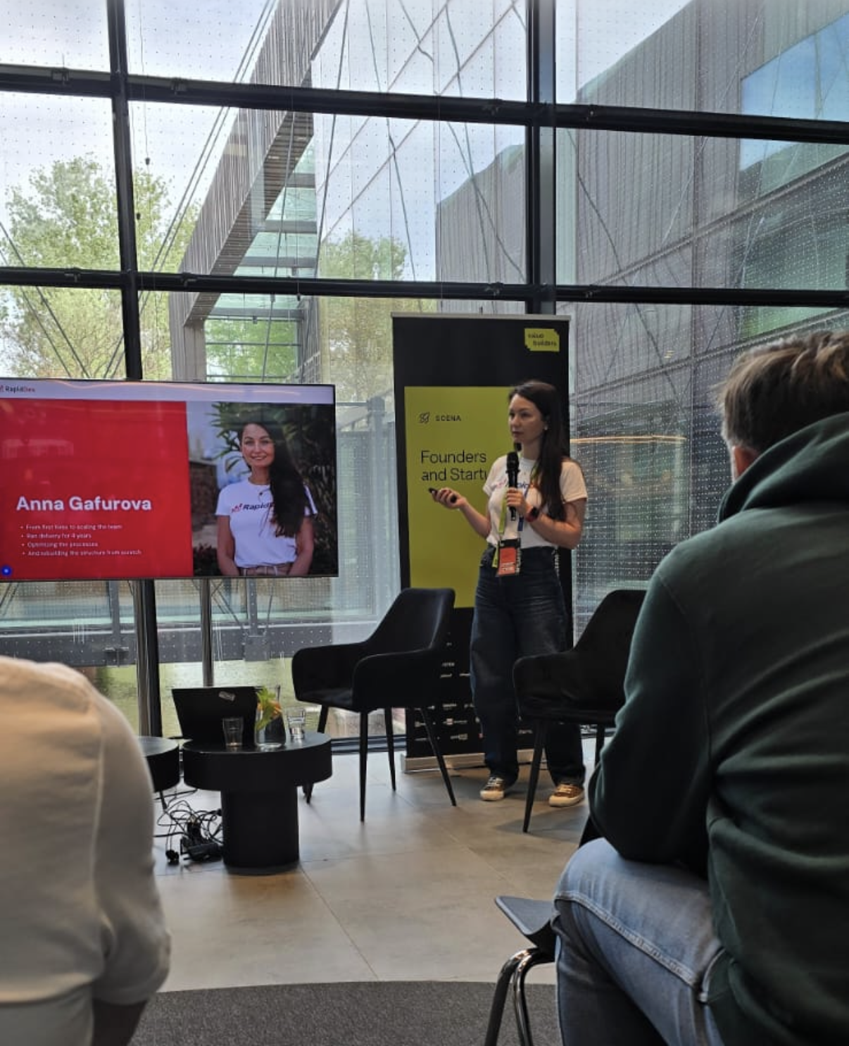 Presenting at a founders & startups meetup